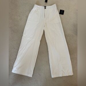 Lulus White Wide-Leg Pants
